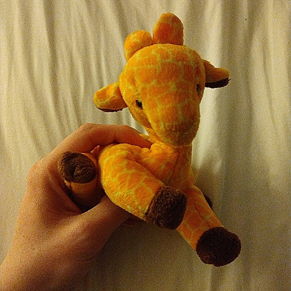 Ty beanie baby 'Twigs' the giraffe.l